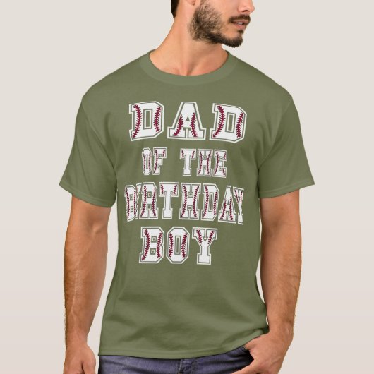 Pap van de Baller Baseball Thleball T-shirt (Voorkant)