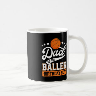 Pap van de Baller Verjaardag Jongen Basketbal Them Koffiemok