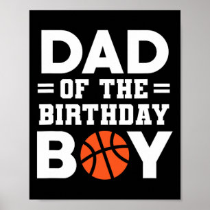 Pap van de Birthday Boy Basketball Basketbal Poster