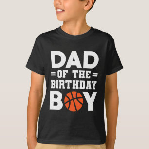 Pap van de Birthday Boy Basketball Basketbal T-shirt