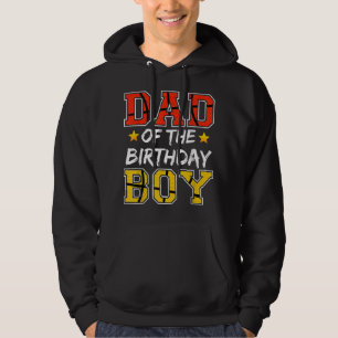 Pap van de Birthday Boy Basketball vader papa Fu Hoodie
