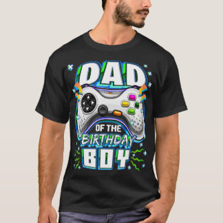 Pap van de Birthday Boy Matching Video Birthday P T-shirt