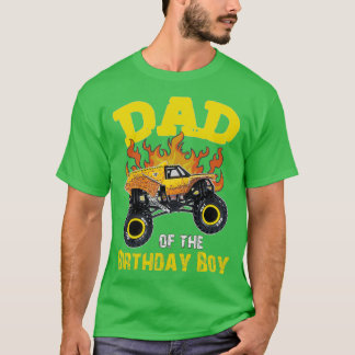 Pap van de Birthday Boy Monster Truck T-shirt