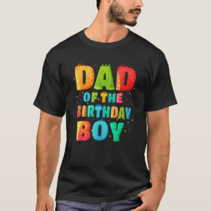 Pap van de Birthday Boy Rex Dinosaur Papa 3 T-shirt