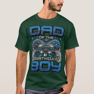 Pap van de Birthday Boy Video Gamer Birthday Party T-shirt
