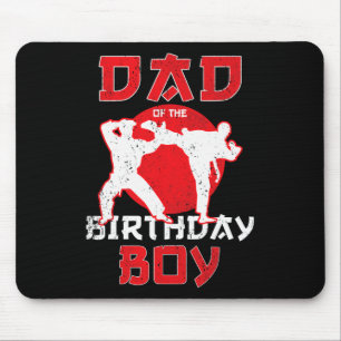 Pap van de Birthday Karate Taekwondo Boy Martial A Muismat