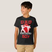 Pap van de Birthday Karate Taekwondo Boy Martial A T-shirt (Voorkant volledig)