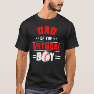 Pap van de dag van de geboorte peuter Baseball The T-shirt
