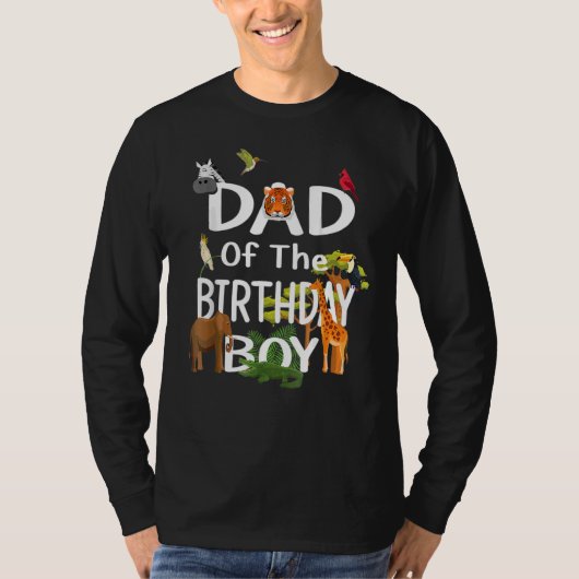 Pap van de dierentuin van de dierentuin van de vog t-shirt (Voorkant)