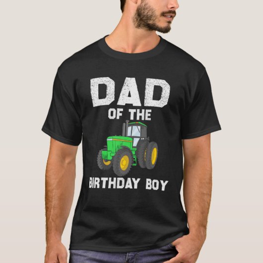 Pap van de familie van de 'Birthday Boy Boerderij T-shirt (Voorkant)