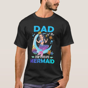 Pap van de familie van de zeemeerminnen t-shirt