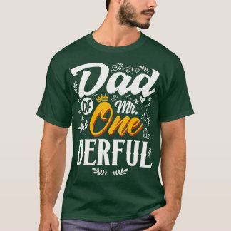 Pap van de heer Onederful 1st Birthday First Derfu T-shirt