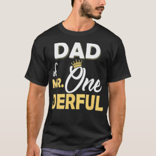 Pap van de heer Onederful 1St. Birthday OneDerful  T-shirt