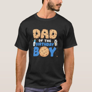 Pap van de jarige Melk en Koekjes 1e geboorte T-shirt
