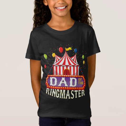 Pap van de Kinder Ringmaster Circus B T-shirt (Voorkant)