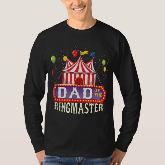 Pap van de Kinder Ringmaster Circus B T-shirt (Voorkant)