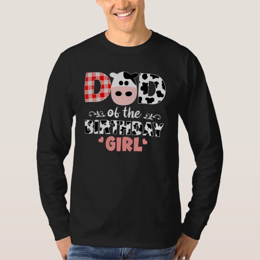 Pap van de Koe van de  van de Barnyard-partij van  T-shirt (Voorkant)