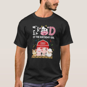 Pap van de Koe van het Boerderij van de geboorte P T-shirt