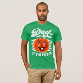 Pap van de patch - Grappige Spooky Pumpkin Hallowe T-shirt (Voorkant volledig)