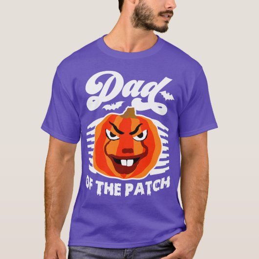 Pap van de patch - Grappige Spooky Pumpkin Hallowe T-shirt (Voorkant)