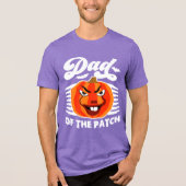 Pap van de patch - Grappige Spooky Pumpkin Hallowe Tri-Blend Shirt (Voorkant)