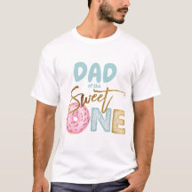 Pap van de Sweet One 1e verjaardag Donut Theme Cut