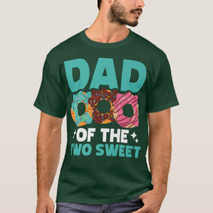 Pap van de twee donut Birthday Party Theme Gi T-shirt