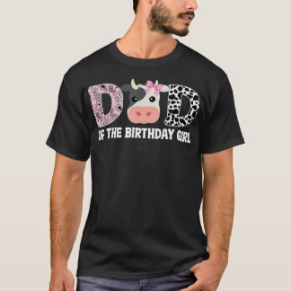 Pap van de verjaardag van het Boerderij van de Koe T-shirt
