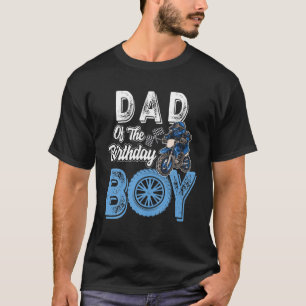 Pap van de Verjaardagsjongen Dirt Bike B-day motor T-shirt