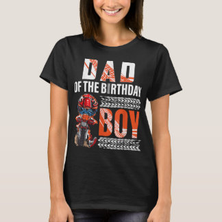 Pap van de Verjaardagsjongen Dirt Bike B-day motor T-shirt
