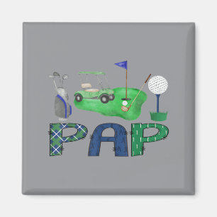 Pap Van De Verjaardagsjongen Hole In One Golf Spor Magneet