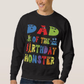 Pap van de verjaardagsmonster Alien Kind B-day par Trui (Voorkant)