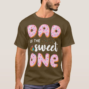 Pap van de zoete Donut Birthday T-shirt