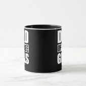 Pap van drie meisjes drie dochters Vaderdag Mok (Midden)