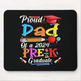 Pap van een 2024 Pre-k Afstuderen Funny Family Lov Muismat