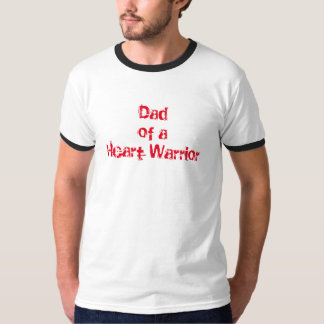 Pap van een Heart Warrior T-shirt