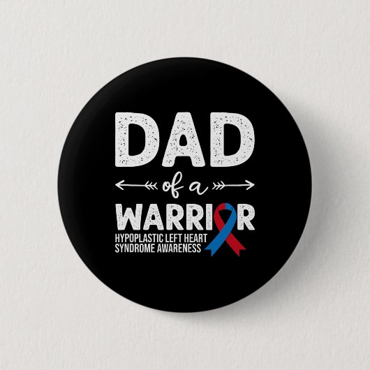 Pap van een krijger ronde button 5,7 cm (Voorkant)