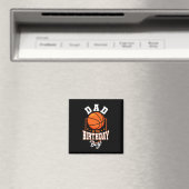 Pap van het Birthday Boy Basketball Theme Bday Par Magneet (Insitu (Vaatwasser))
