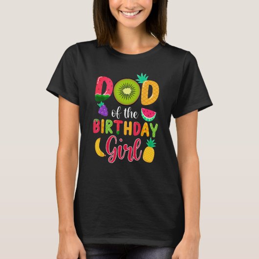 Pap van het 'Birthday Girl Shirt Fruity Theme mamm (Voorkant)