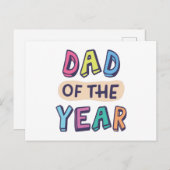 Pap van het Jaar Briefkaart (Voorkant / Achterkant)