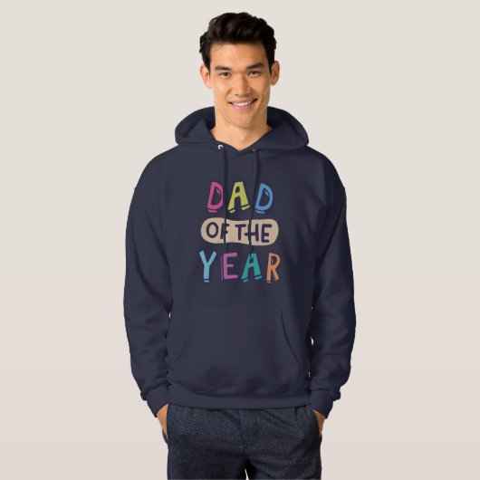 Pap van het Jaar Hoodie (Voorkant volledig)