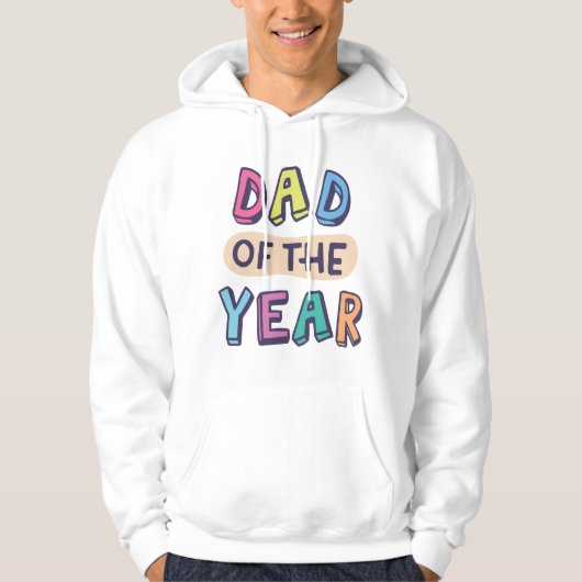Pap van het Jaar Hoodie (Voorkant)