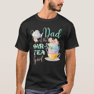 Pap van het Pap-Tea Girl Tea Party Birthday Theme T-shirt