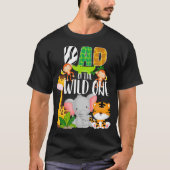 Pap van het Wilde One Zoo Theme Birthday Safari T-shirt (Voorkant)