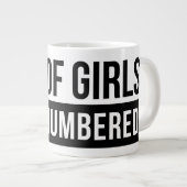 Pap van meisjes #Outnumed Grote Koffiekop (Voorkant rechts)