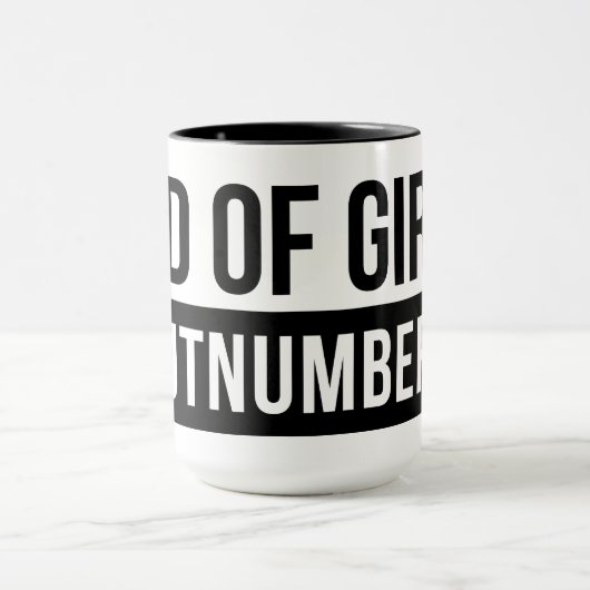 Pap van meisjes #Outnumed Mok (Midden)