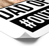 Pap van meisjes #Outnumed Poster (Hoek)