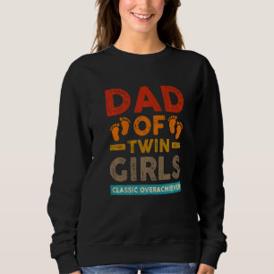 Pap van Twin Girls Classic Overhaalver Twin Pap F Trui
