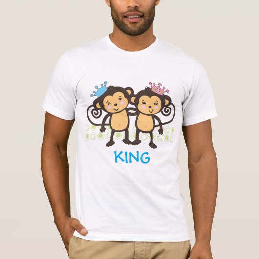 Pap van Twin Monkeys T-shirt (Voorkant)