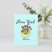 Pap van Twins Boy and Girl Tshirts en Gifts Briefkaart (Staand voorkant)